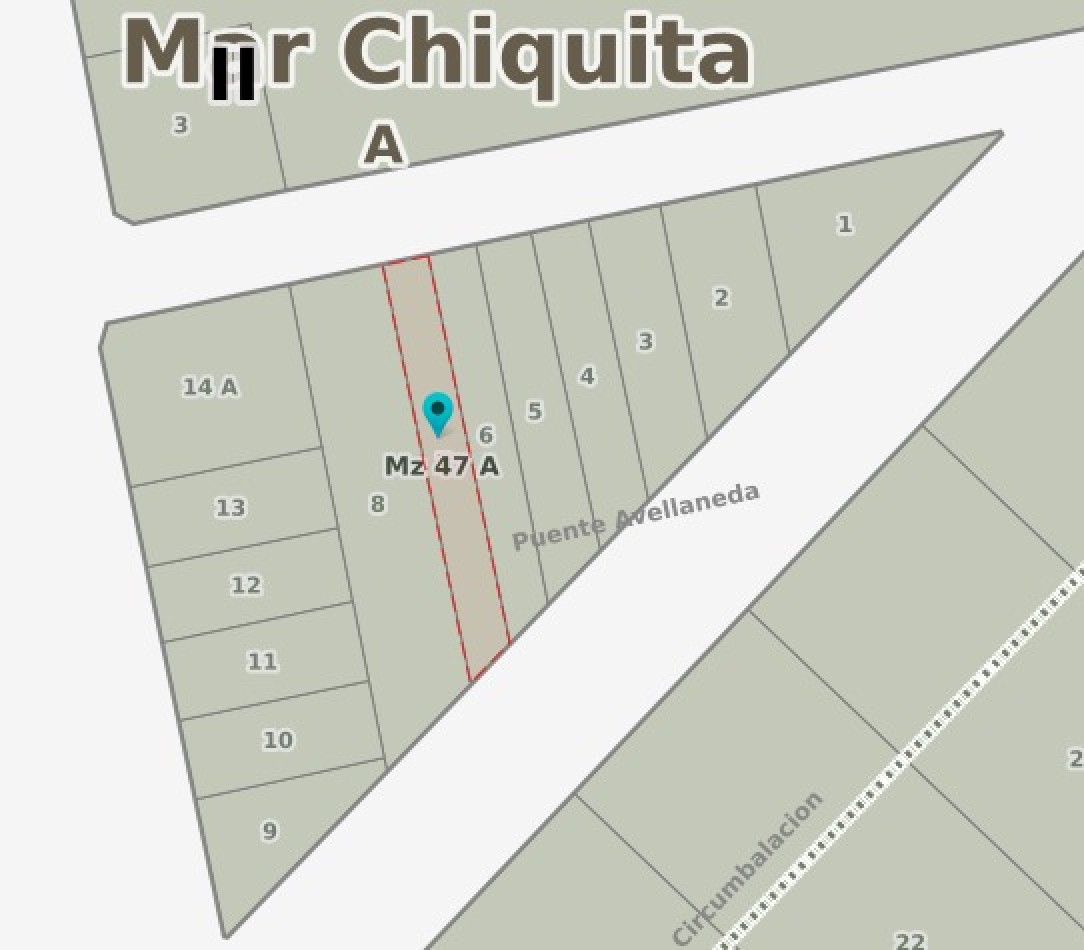 Lote de 1072 m² en venta en Coronel Vidal - A metros de Ruta 2