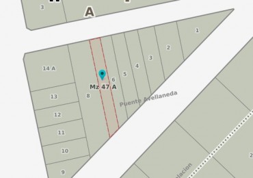 Lote de 1072 m² en venta en Coronel Vidal - A metros de Ruta 2
